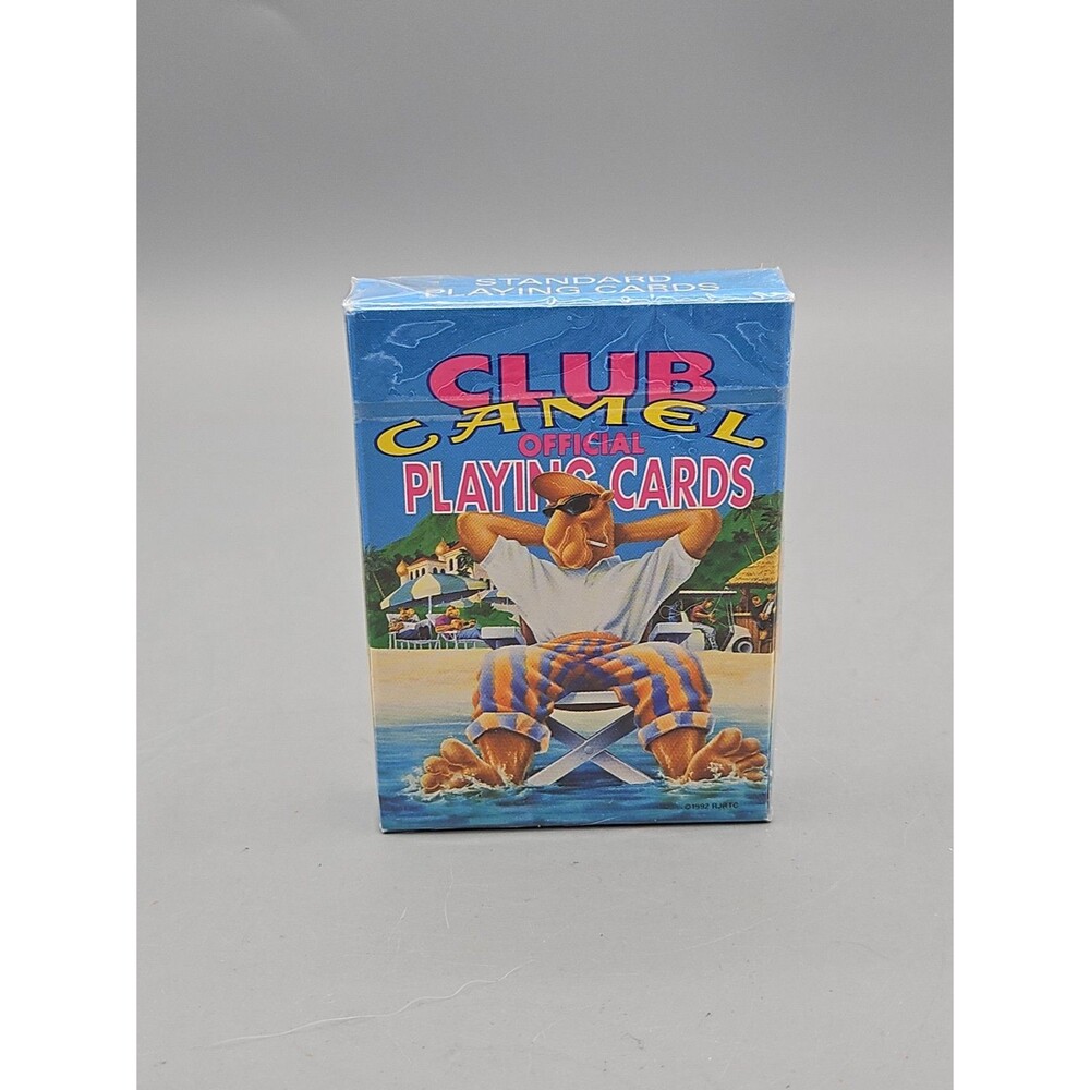 Vintage CAMEL Cigarettes Club Official Playing Cards Joe 1992 SEALED NEW
